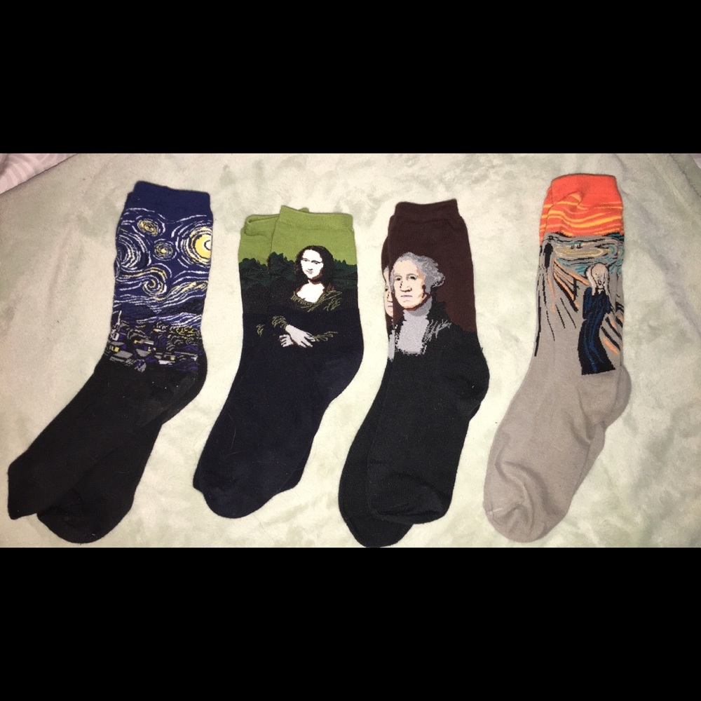 Tall Art Socks (Set of 4!)